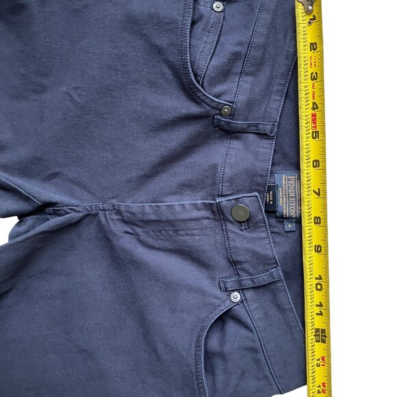Pendleton Navy Blue Pants Women 4  Slim Fit Stretch Mid Rise Casual - Picture 5 of 14